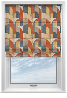 Varadero Velvet, Russet - Twist&Fit Roman Blind